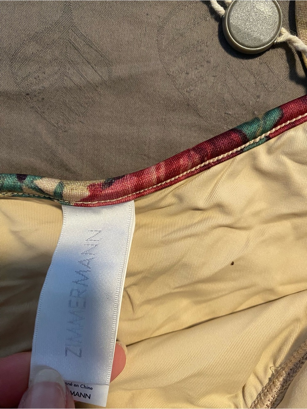 Zimmermann Iris Lace-up One Piece Swimsuit - Picture 4 of 5